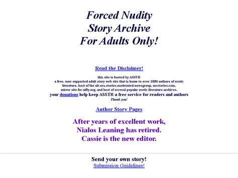 sex story forced|Forced Nudity Story Archive: main page.